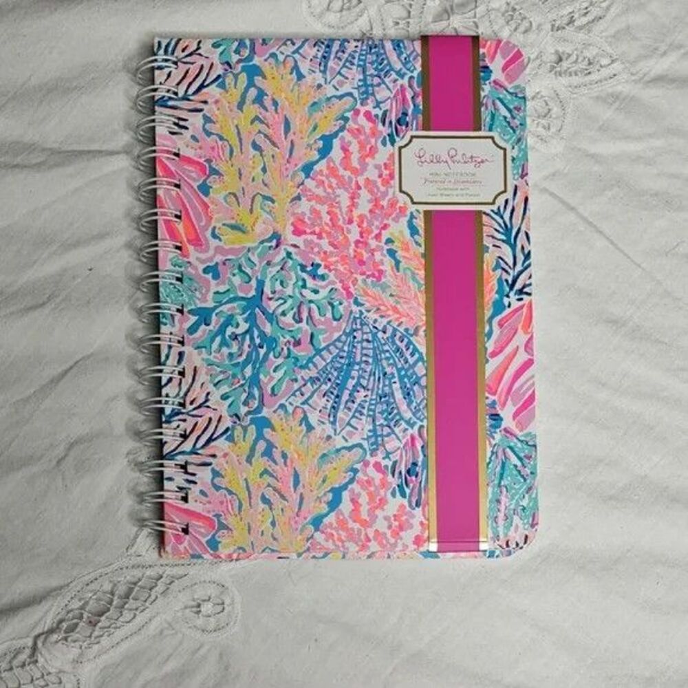 Lilly Pulitzer Notebook Coral Reef Pattern NWT - Great Gift!